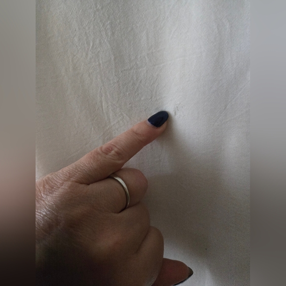 Coco International L/XL White Dress with Handpainted Sunflower Design - Picture 7 of 11